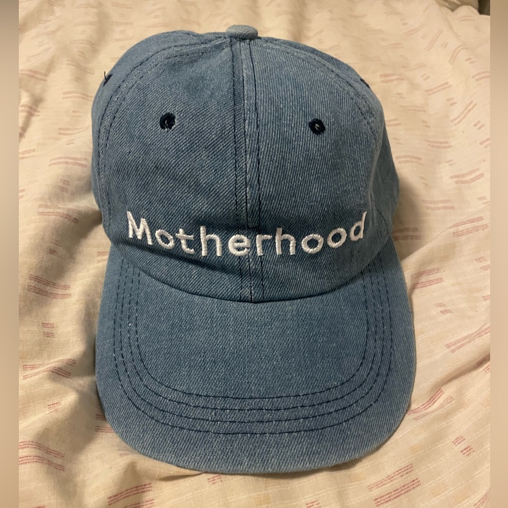 Brand new denim baseball cap - Motherhood hat.